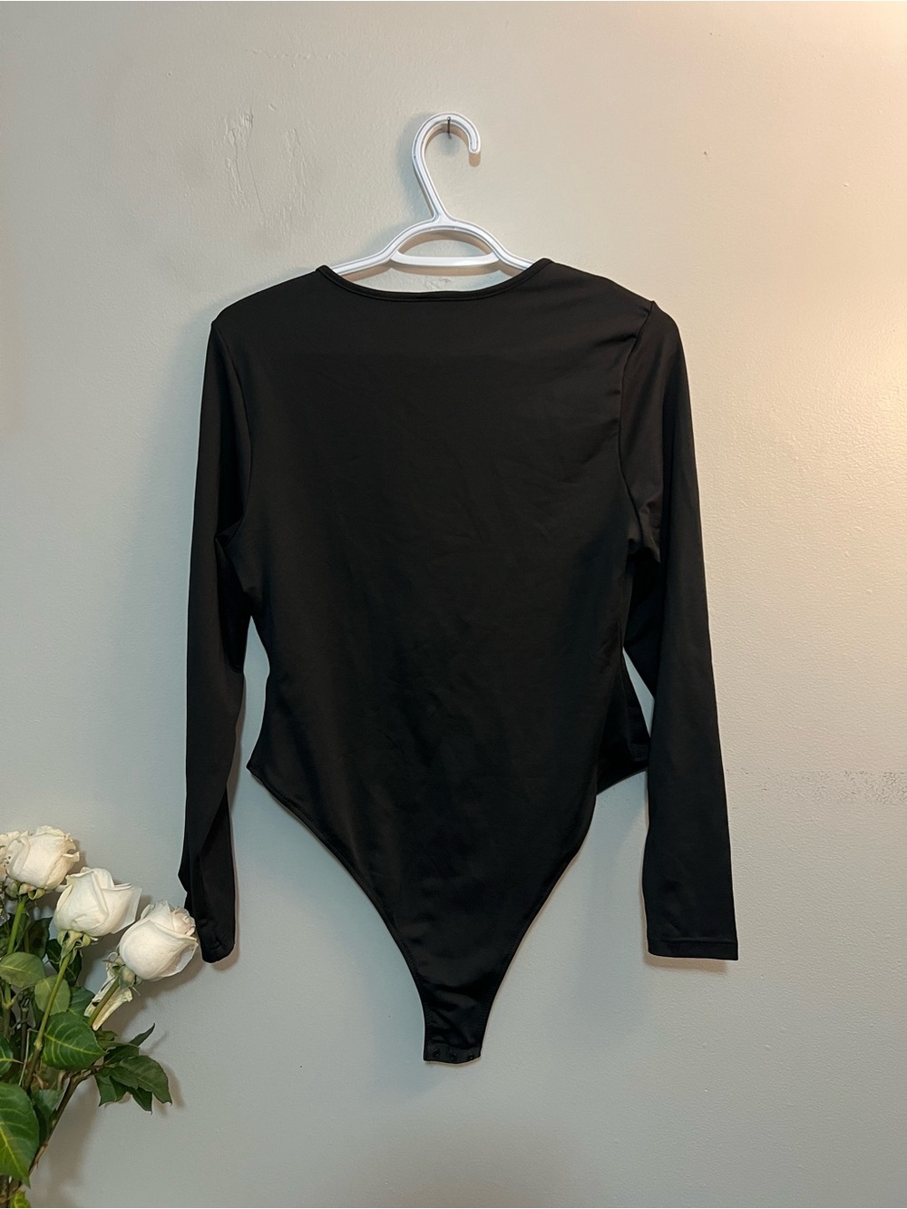 SHEIN Black Long-Sleeve Bodysuit - Picture 5 of 5